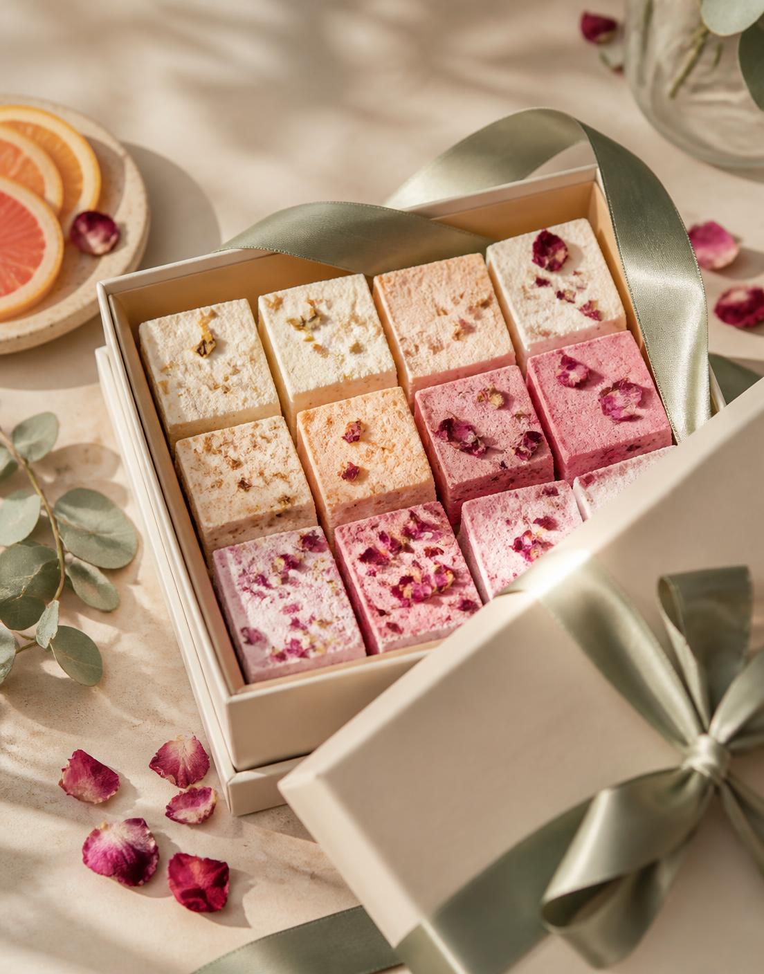 Nectar & Zest gift box with artisan marshmallows